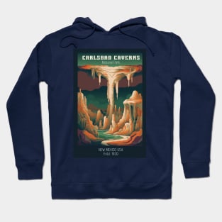 Carlsbad Caverns National Park Vintage Travel  Poster Hoodie